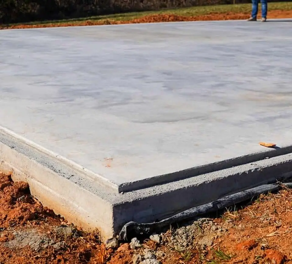 Foundation slabs, equipment pads, parking pads