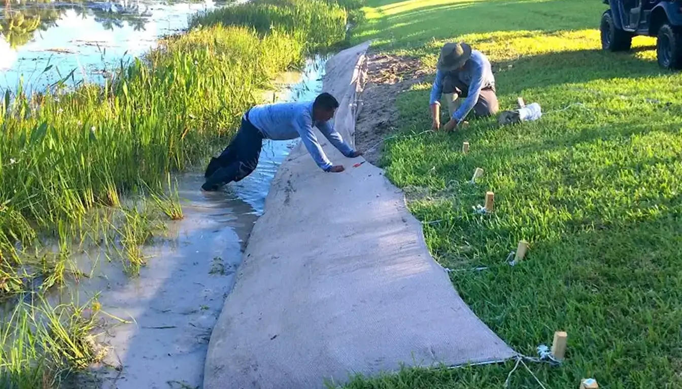 Lake Bank Restoration & Shoreline Stabilization